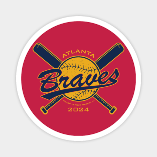 Braves 24 Magnet